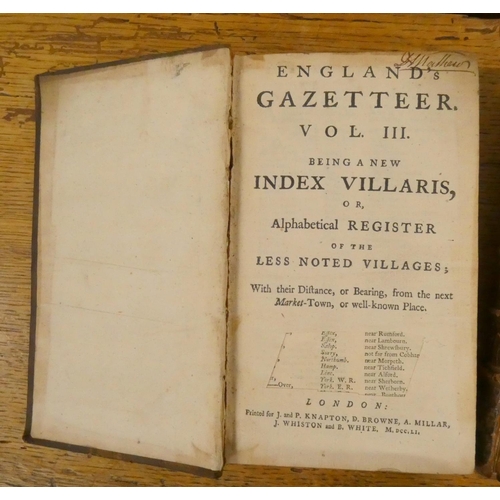 87 - (WHATLEY STEPHEN).  England's Gazetteer or An Accurate Description of All the Cities, Town... 