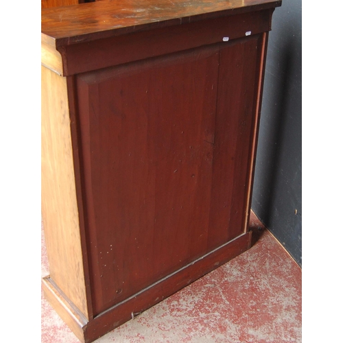 313 - 19th century French inlaid burr walnut pier cabinet, the inlaid frieze above a glazed door enclosing... 