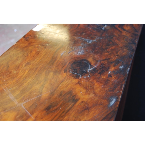 313 - 19th century French inlaid burr walnut pier cabinet, the inlaid frieze above a glazed door enclosing... 