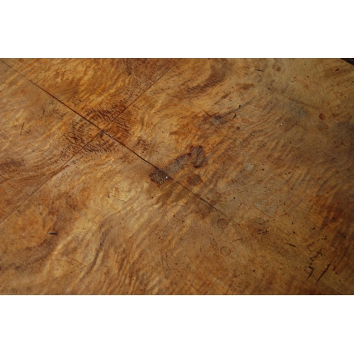 315 - Queen Anne-style walnut desk, with three short drawers above a shaped apron, on cabriole legs with b... 