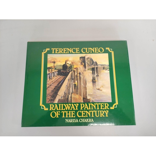 208 - Terence Cuneo- 1st ed Railway Painter of the Century limited edition book 77/850. Signed to front en... 