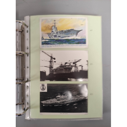 210 - Three nautical photographic albums from the collection of an avid collector comprising of views of c... 