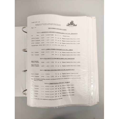 211 - A nautical photographic album from the collection of an avid collector comprising of historic views ... 