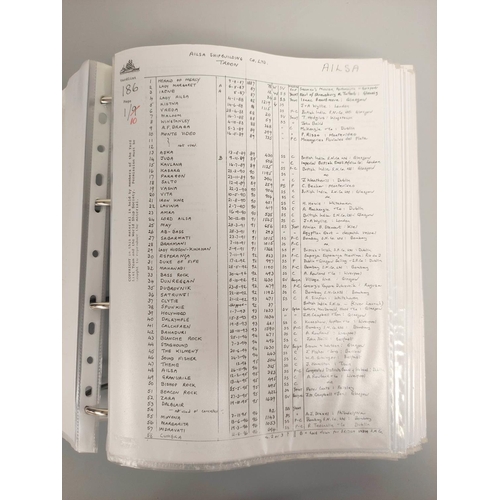 211 - A nautical photographic album from the collection of an avid collector comprising of historic views ... 