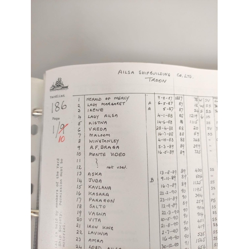 211 - A nautical photographic album from the collection of an avid collector comprising of historic views ... 