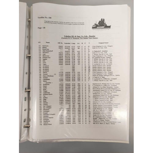 211 - A nautical photographic album from the collection of an avid collector comprising of historic views ... 