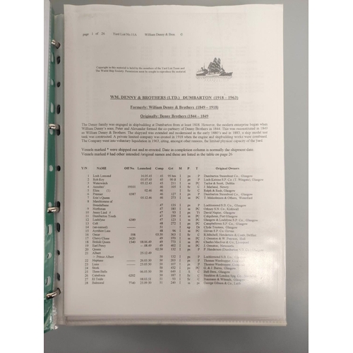 211 - A nautical photographic album from the collection of an avid collector comprising of historic views ... 