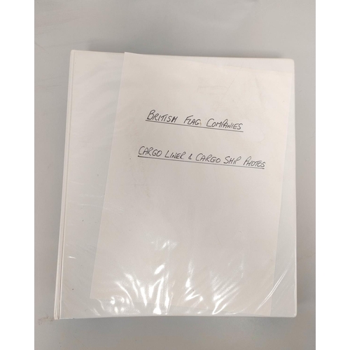 211 - A nautical photographic album from the collection of an avid collector comprising of historic views ... 