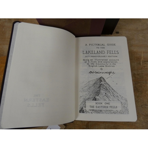 101 - WAINWRIGHT A.  A Pictorial Guide to the Lakeland Fells, 50th Anniversary Edition. Ltd. ed.... 