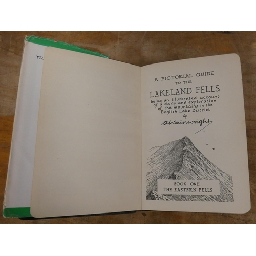 112 - WAINWRIGHT A.  A Pictorial Guide to the Lakeland Fells, Book One, The Eastern Fells. 1st ed. in gree... 