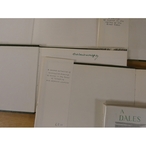 120 - WAINWRIGHT A.  A Dales Sketchbook (1976); A Second Dales Sketchbook (n.d.); A Ribble Sketchbook (198... 