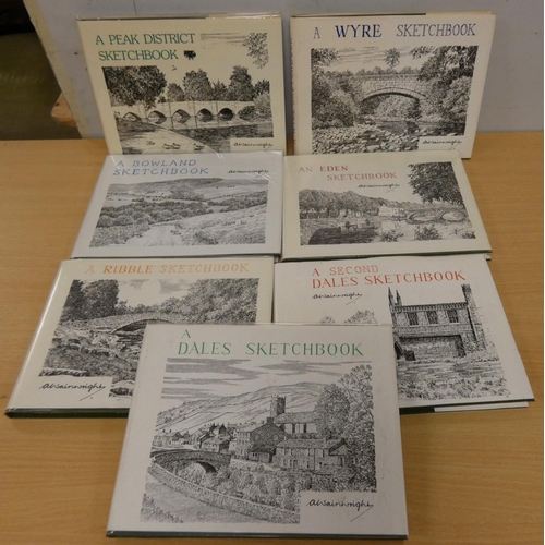 120 - WAINWRIGHT A.  A Dales Sketchbook (1976); A Second Dales Sketchbook (n.d.); A Ribble Sketchbook (198... 