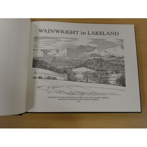 128 - WAINWRIGHT A.  Wainwright in Lakeland. No d.w. Signed by Wainwright & numbered 035. Map in pocke... 