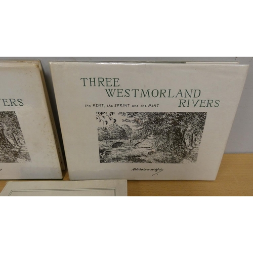 132 - WAINWRIGHT A.  Three Westmorland Rivers. 2 copies. Each in d.w's., 1st & early eds. (£... 