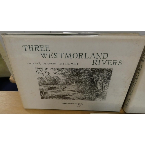 132 - WAINWRIGHT A.  Three Westmorland Rivers. 2 copies. Each in d.w's., 1st & early eds. (£... 