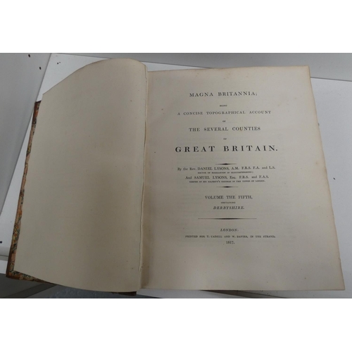 166 - LYSONS D. & S.  Magna Britannia. Vol. re. Bedfordshire, Berkshire & Buckinghamshire. Many fl... 