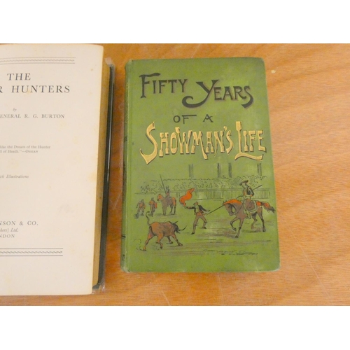 287 - (VAN HARE G.).  Fifty Years of a Showman's Life. Port. frontis & illus. Orig. pict. green c... 