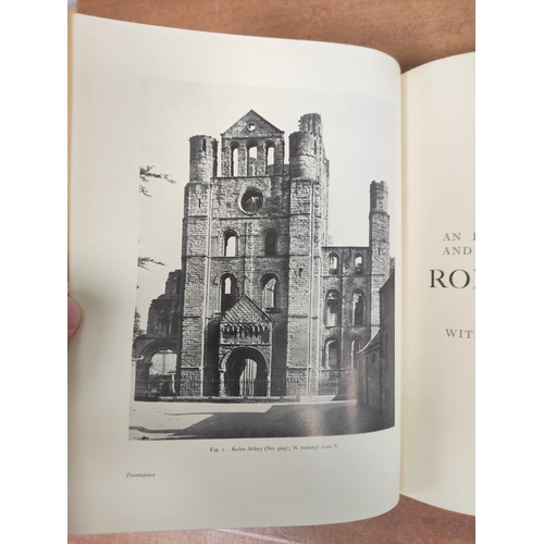 295 - ROYAL COMM. ON THE ANCIENT MONUMENTS OF SCOTLAND. The County of Roxburgh, 2 vols.; The County o... 