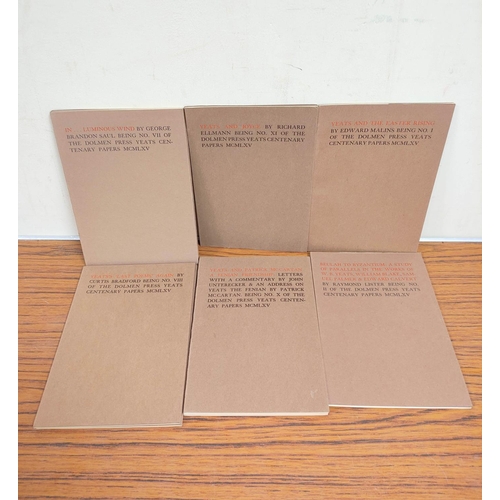 297 - DOLMEN PRESS.  Yeats Centenary Papers. Nos. 1 to 11. Orig. brown card wrappers. 1965-1967;... 