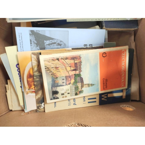 300 - Various.  A carton of softback publications, booklets, etc. incl travel, literature, polit... 