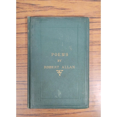 303 - SCOTT ANDREW, of Bowden.  Poems Chiefly in the Scottish Dialect. 16mo. Loose & partly ... 