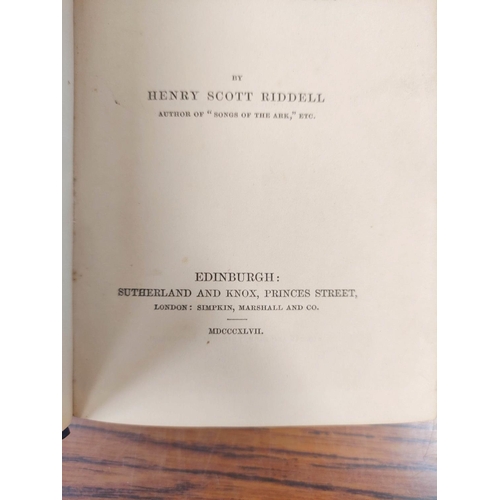 303 - SCOTT ANDREW, of Bowden.  Poems Chiefly in the Scottish Dialect. 16mo. Loose & partly ... 