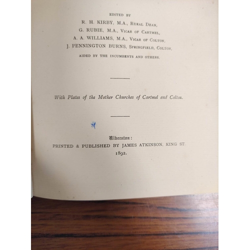 312 - English Place-Name Society.  The Place-Names of Cumberland. 3 vols. Orig. blue cloth in to... 