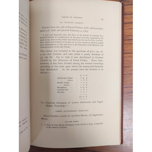 312 - English Place-Name Society.  The Place-Names of Cumberland. 3 vols. Orig. blue cloth in to... 