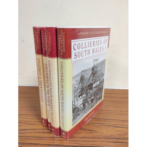 316 - Landmark Collector's Library.  Collieries of South Wales, 2 vols. & Collieries, North Staffordsh... 