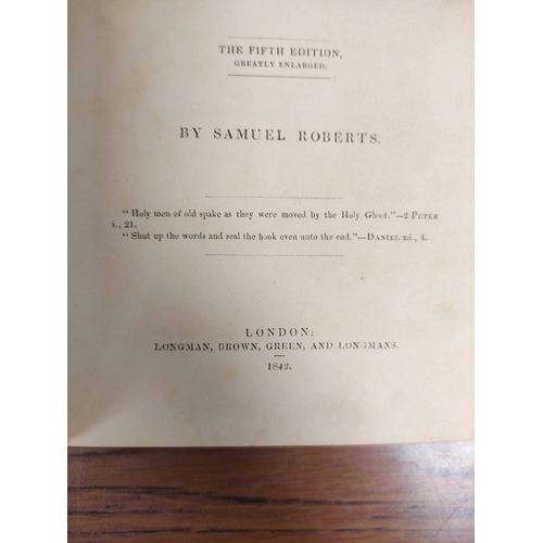 319 - ROBERTS SAMUEL.  The Gypsies, Their Origin, Continuance & Destination or The Sealed Bo... 