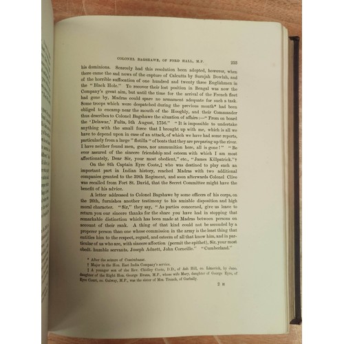 175 - BAGSHAWE WILLIAM H. G.  The Bagshawes of Ford, A Biographical Pedigree. Eng. & litho f... 