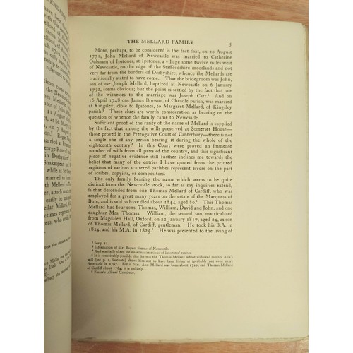 183 - READE ALEYN LYELL.  The Mellards & Their Descendants including the Bibbys of Liverpool... 