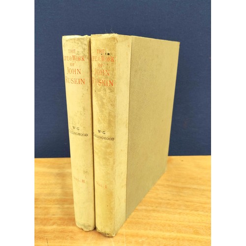 191 - COLLINGWOOD W. G.  The Life & Work of John Ruskin. 2 vols. Ltd. ed. 107/320 on handmad... 