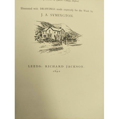 192 - THOMPSON REV. W.  Sedbergh, Garsdale & Dent. Ltd. ed. 71/150. Frontis, plates & il... 