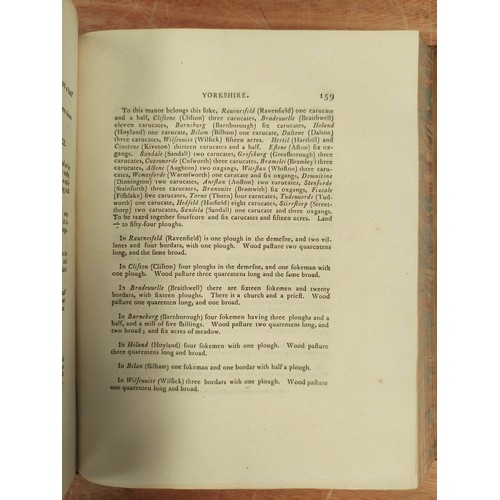 193 - BAWDWEN REV. WILLIAM.  A Translation of the Record Called Domesday so far as it Relates to the ... 