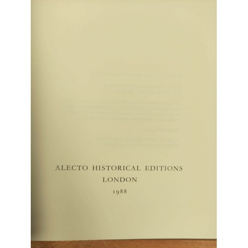 194 - ALECTO EDITIONS (Pubs).  The Cheshire Domesday. 3 vols. Folio. Cream cloth backed brds. in slip... 