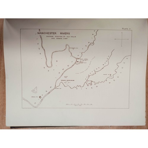 195 - TAYLOR HENRY.  Old Halls in Lancashire & Cheshire. Many plates & plans. Quarto. Or... 