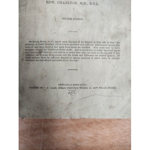 198 - LONGSTAFFE W. H. D.  The Old Heraldry of the Percys. 72pp. Eng. text vignettes. Half green... 