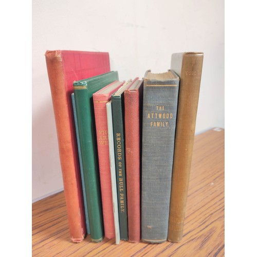 281 - Family Histories & Genealogy.  Vols. re. Coke, Lumley, Raines, Bull, Hardwicke, Bevan & Brai... 