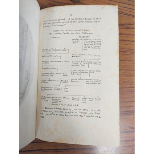 281 - Family Histories & Genealogy.  Vols. re. Coke, Lumley, Raines, Bull, Hardwicke, Bevan & Brai... 