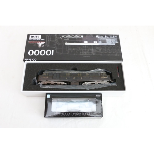 60 - Dapol OO gauge model railways 10000AP DCC diesel locomotive 10000 LMS black with chrome fittings, ed... 