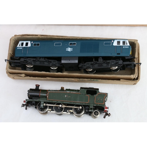 79 - OO gauge model railways including Hornby Dublo EDL7 0-6-2 tank locomotive 6917 LMS black boxed, Horn... 