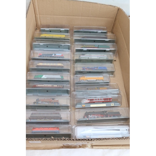 94 - 70 Del Prado N gauge model locomotives, most in plastic issue cases, (70).