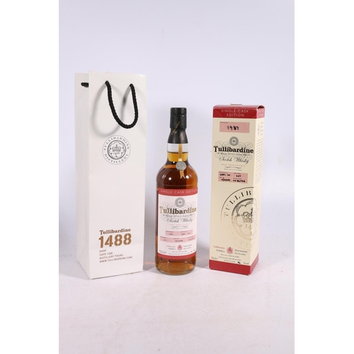 154 - TULLIBARDINE 1987 single cask Highland single malt Scotch whisky, bottle number 202/326, cask number... 