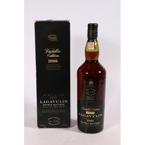 159 - LAGAVULIN 1980 The Distiller's Edition single Islay malt Scotch whisky, double matured special relea... 