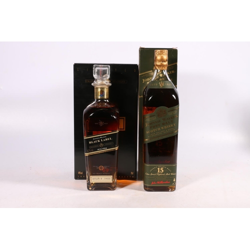 160 - JOHNNIE WALKER 12 year old Millennium Edition 2000 Black Label blended Scotch whisky, bottle number ... 