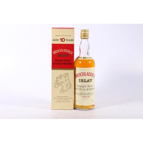 172 - BRUICHLADDICH old style 10 year old Islay single malt Scotch whisky, label verso '1979 Double Gold A... 