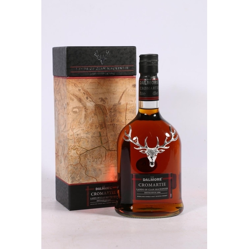 187 - THE DALMORE Cromartie Lands of Clan Mackenzie 1996 Highland single malt Scotch whisky, bottle number... 