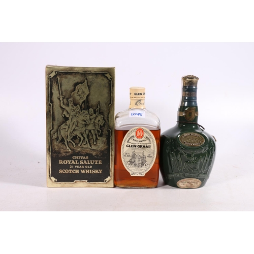 197 - GLEN GRANT old style 10 year old Highland single malt Scotch whisky 70° proof 26 2/3 fl ozs, not... 