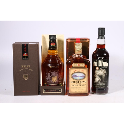 202 - Three bottles including BELL'S 21 year old Royal Reserve blended Scotch whisky 40% abv 75cl boxed, C... 